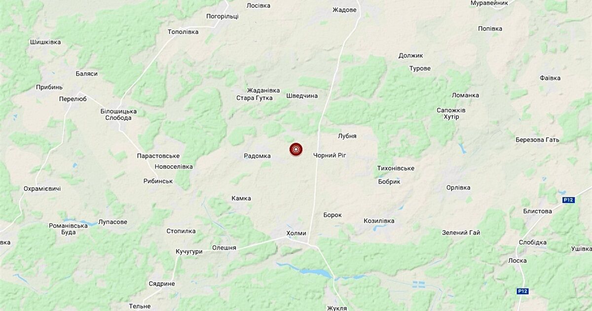 Епіцентр землетрусу на Чернігівщині розташовувався у Корюківському районі