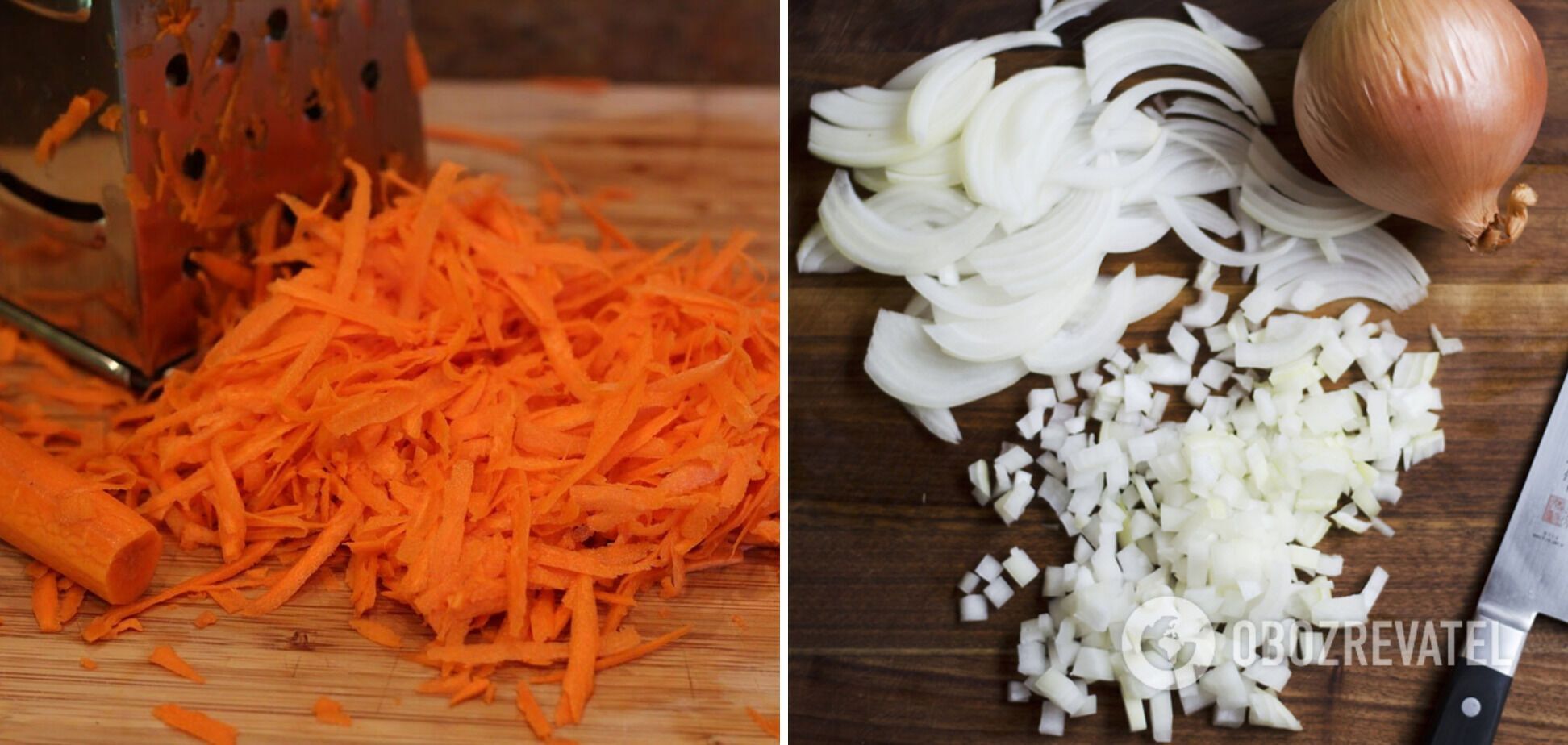 Ингредиенты для морковной начинки