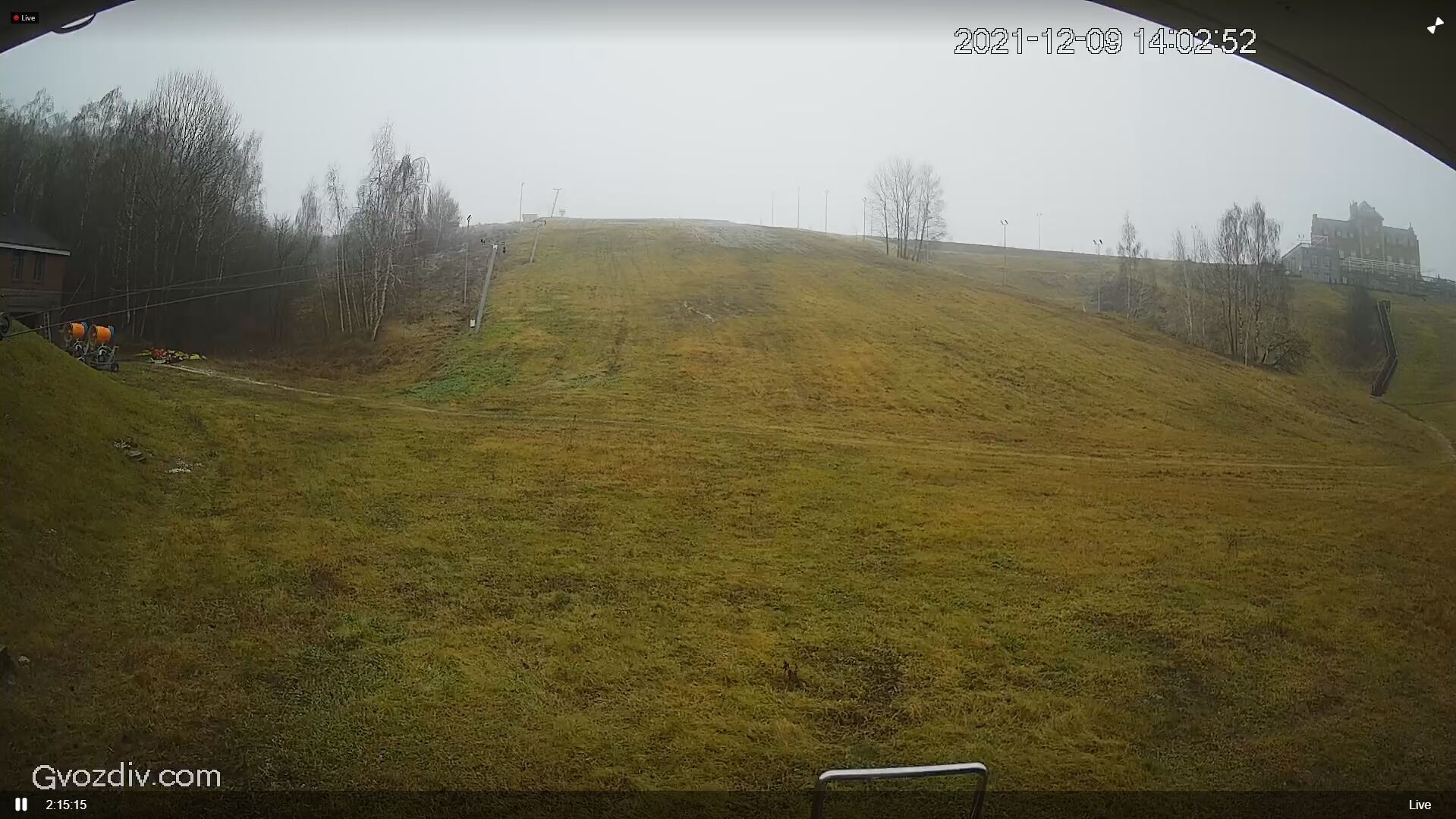 Работа трассы зависит от погодных условий.