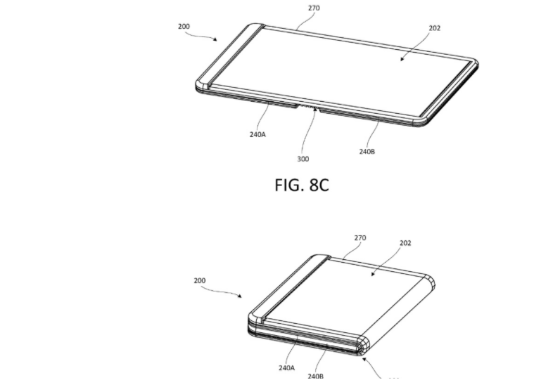 Google запатентовала собственный гибкий смартфон. Фото