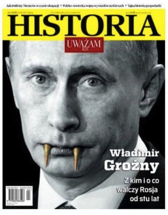 Володимир Путін неодноразово з'являвся на обкладинках світових ЗМІ в образі кровопивці.