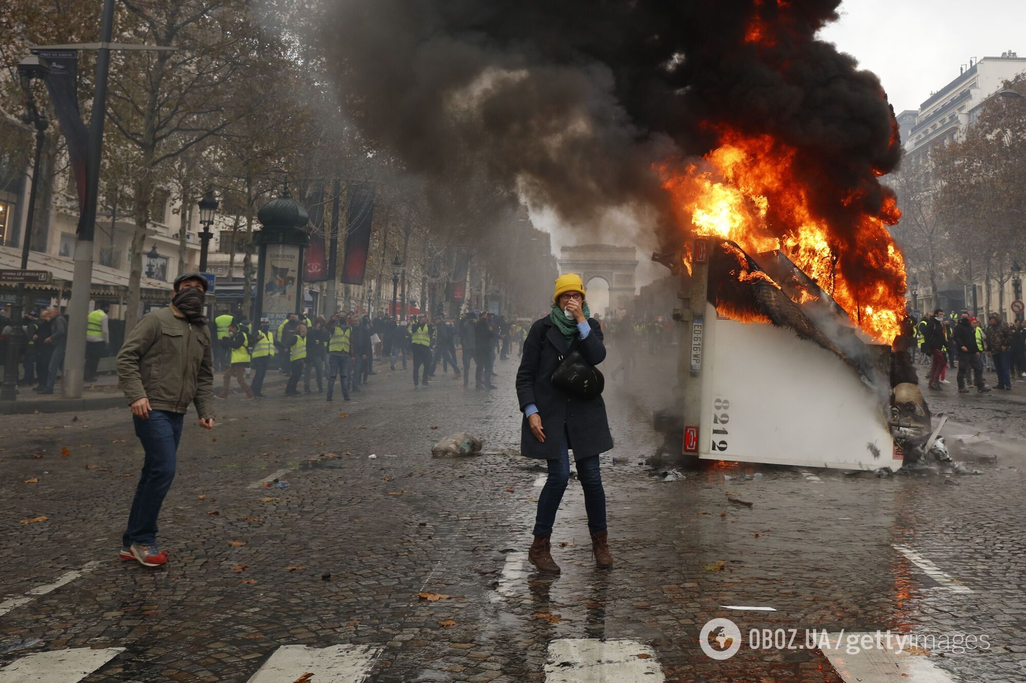 Протесты "желтых жилетов" 24 ноября 2018 года в Париже