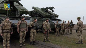 Учения военных украинской армии на Херсонщине