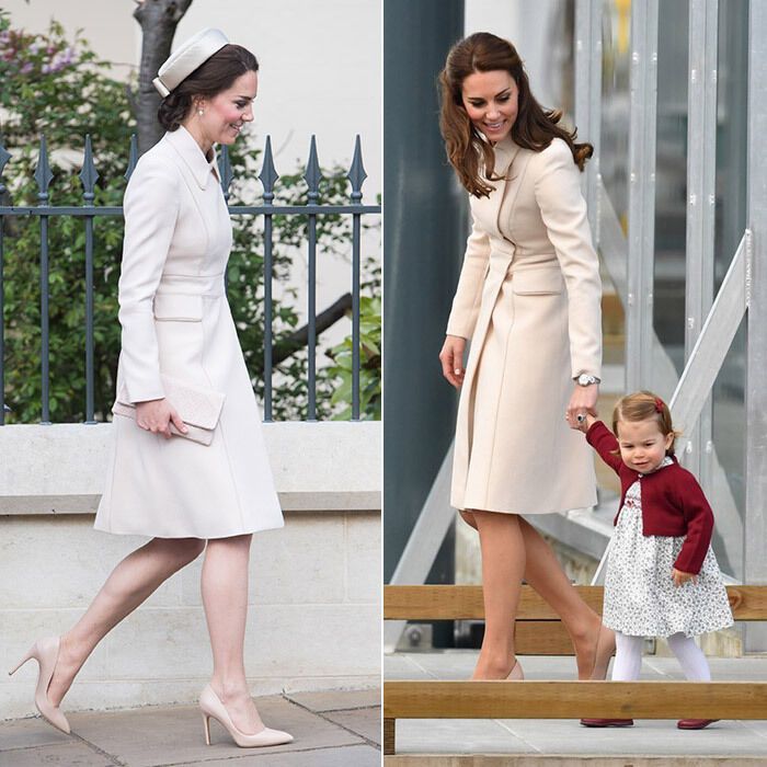 Кейт Миддлтон гуляла с принцессой Шарлоттой в Канаде.