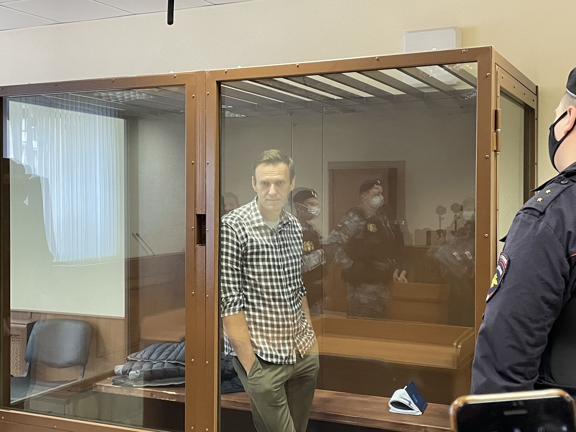 Навальный на суде
