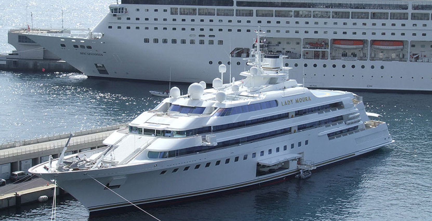 Яхта Lady Moura стоит 210 миллионов долларов