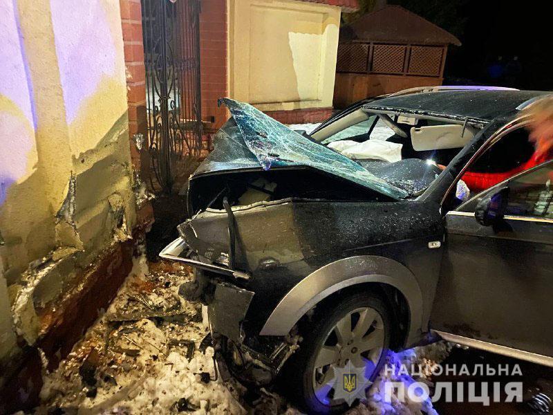 Авария произошла в селе Жобрин Ривненского района в 21.20 27 февраля