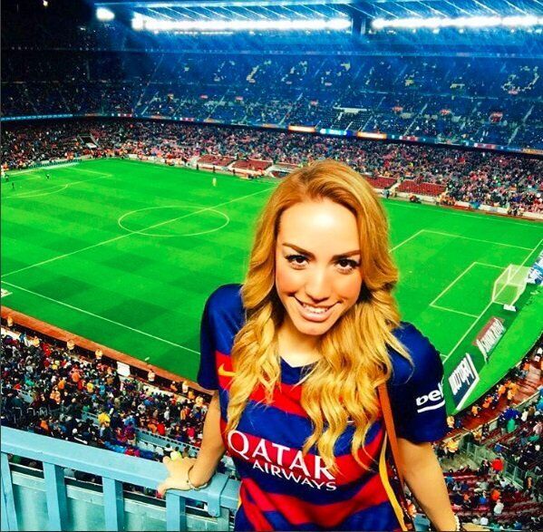 Алехандра Марікес вболіває за Барселону