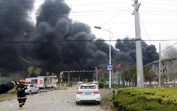 Завод в Китае, где произошел взрыв