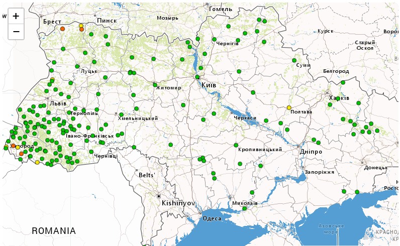 Подъем рек в Украине
