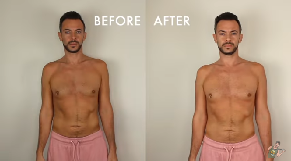 Фото до и после диеты.