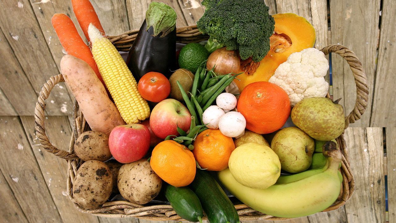 Їжте овочі та фрукти