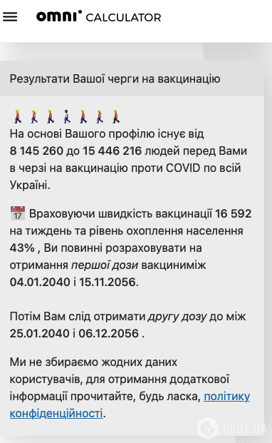 Примерные расчеты сроков вакцинации граждан 35 лет, которые попали в 5-ю волну