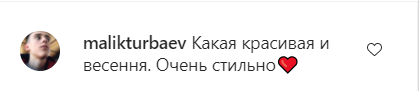 Поклонники написали множество комплиментов