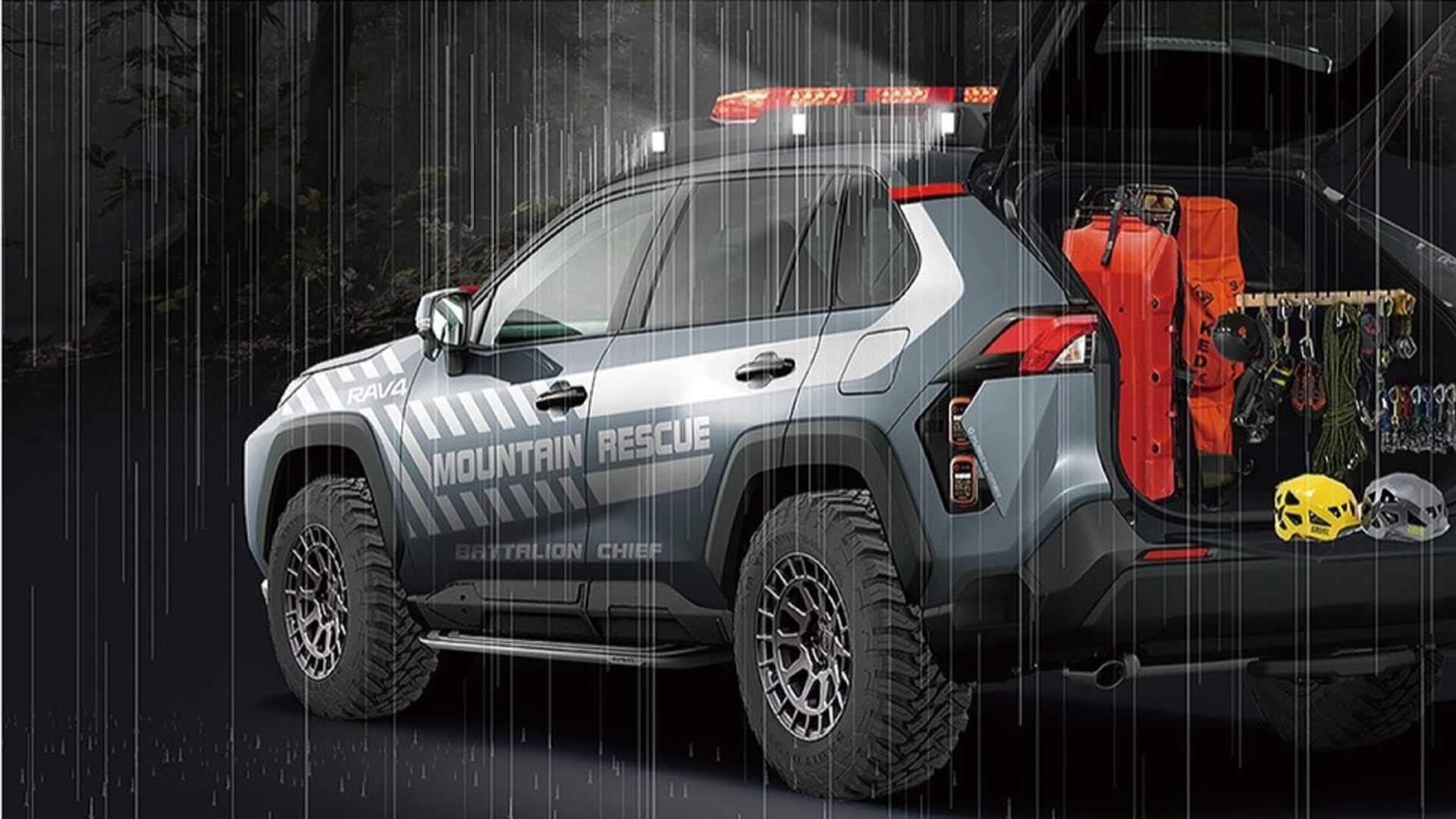 Toyota RAV4 Mountain Rescue оборудован тонной спасательного оборудования