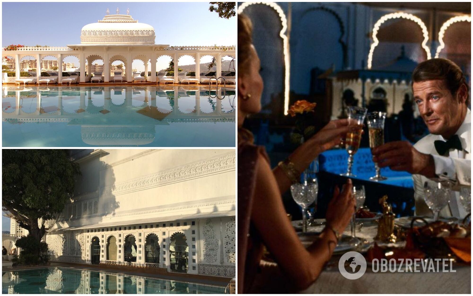 Кілька частин фільму про Джеймса Бонда "Восьминіжка" було знято в Taj Lake Palace