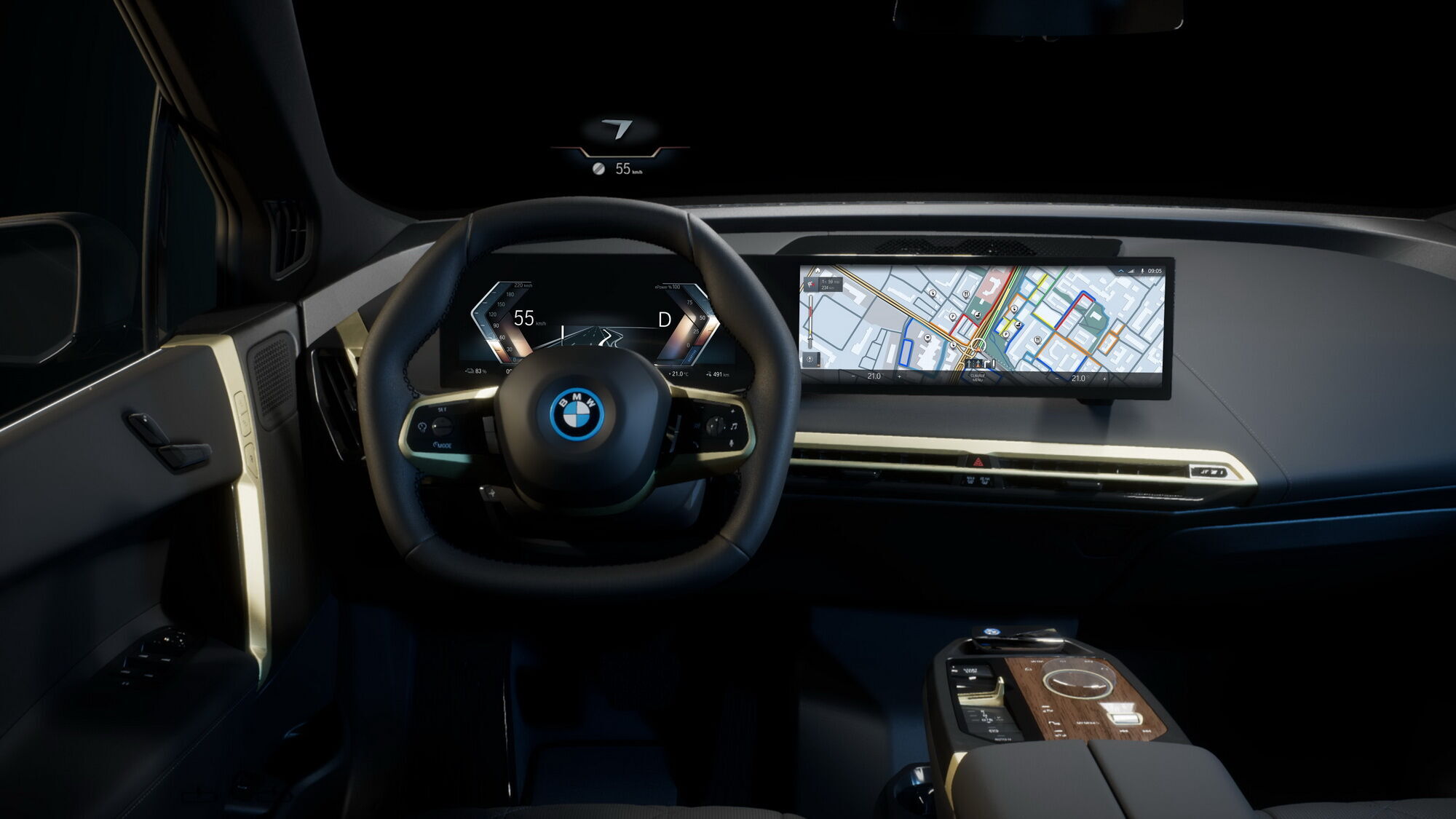 З появою операційної системи BMW 8 цифрові сервіси для навігації, парковки і зарядки повністю інтегровані в хмарну систему BMW Maps