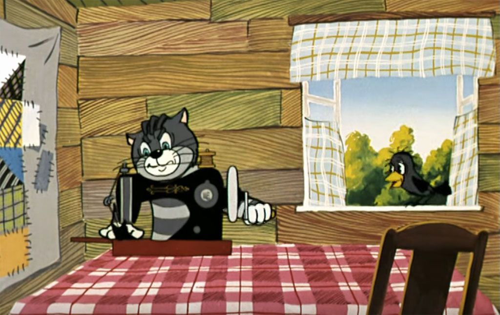 Кіт Матроскін. Кадр з мультфільму "Малюк і Карлсон"