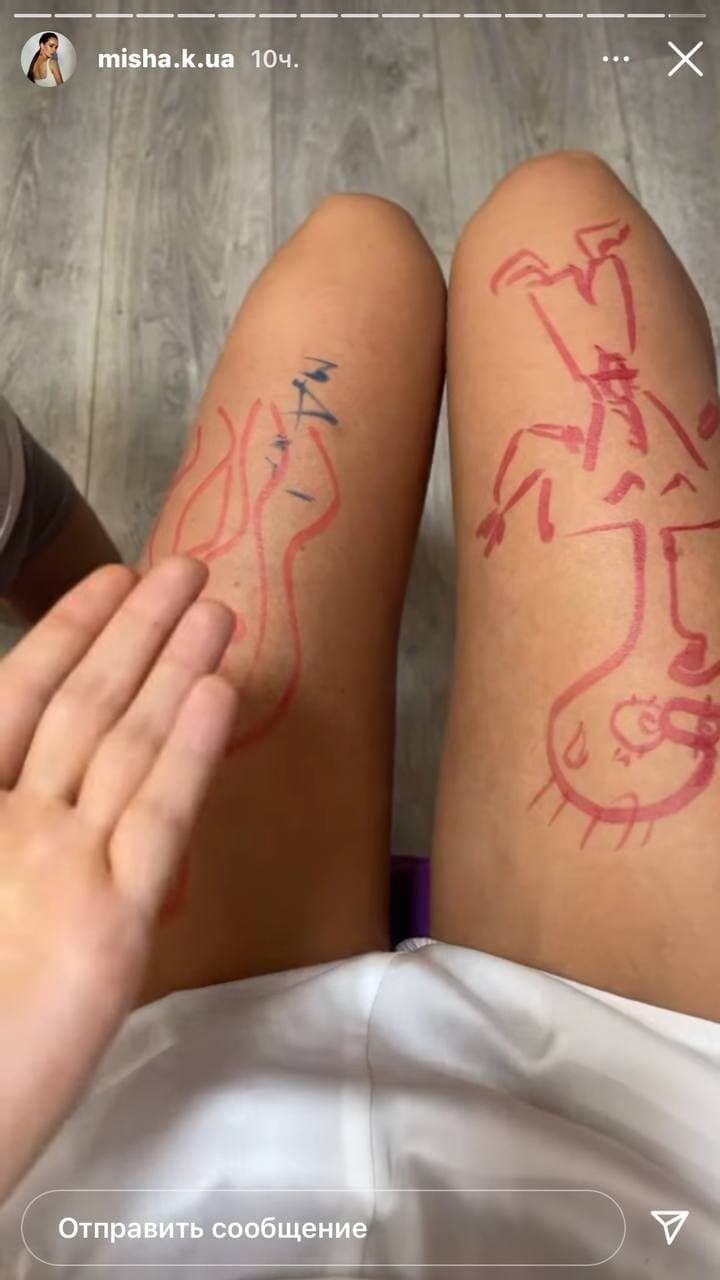 "Татуировки" Мишиной от Эллерта и сына Платона
