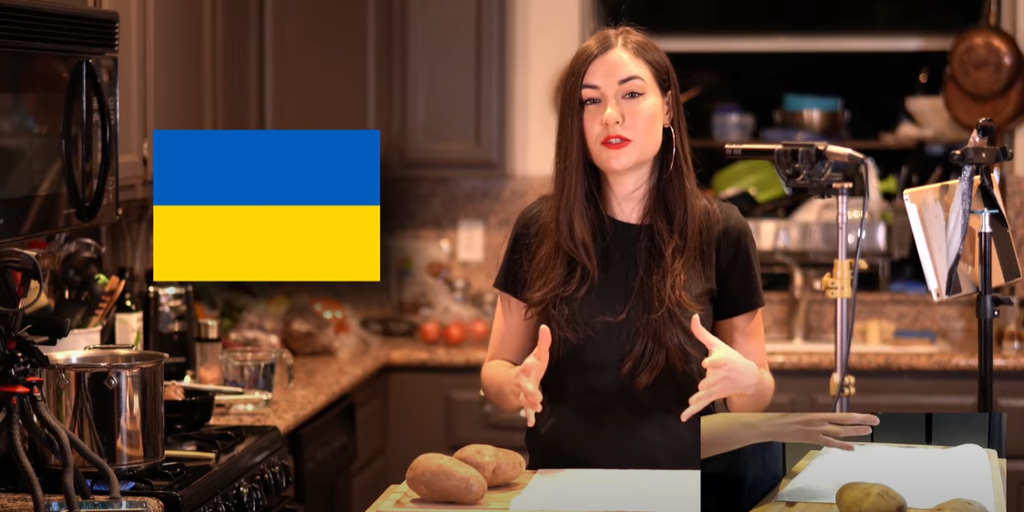 Грей сказала, что борщ – это украинское блюдо