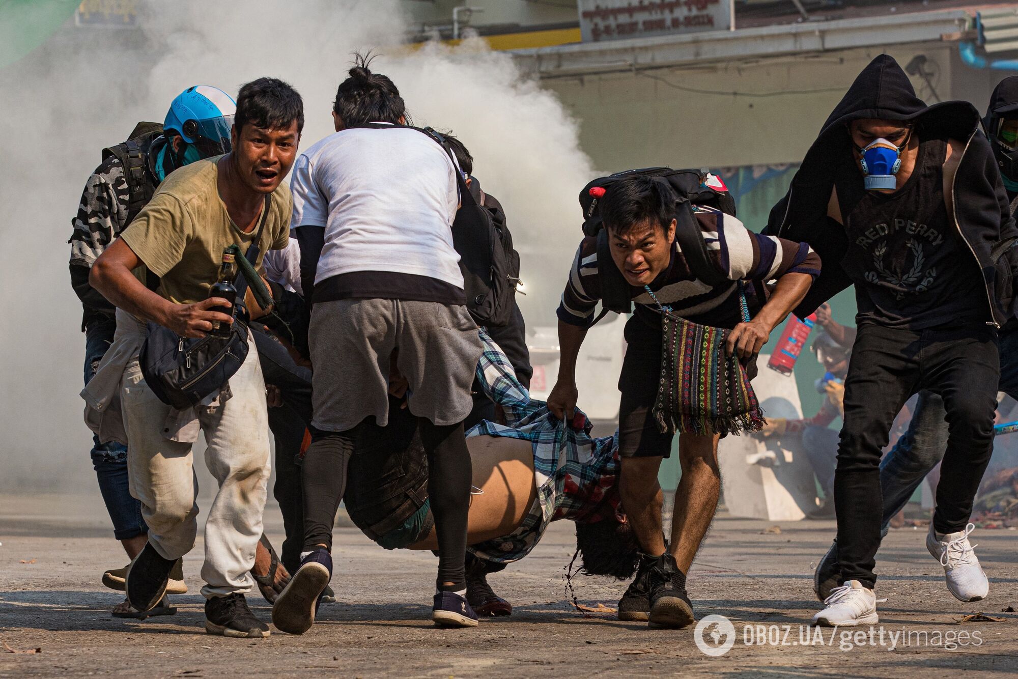 У М'янмі на протестах вбили понад 200 осіб, тисячі затримали. Фото