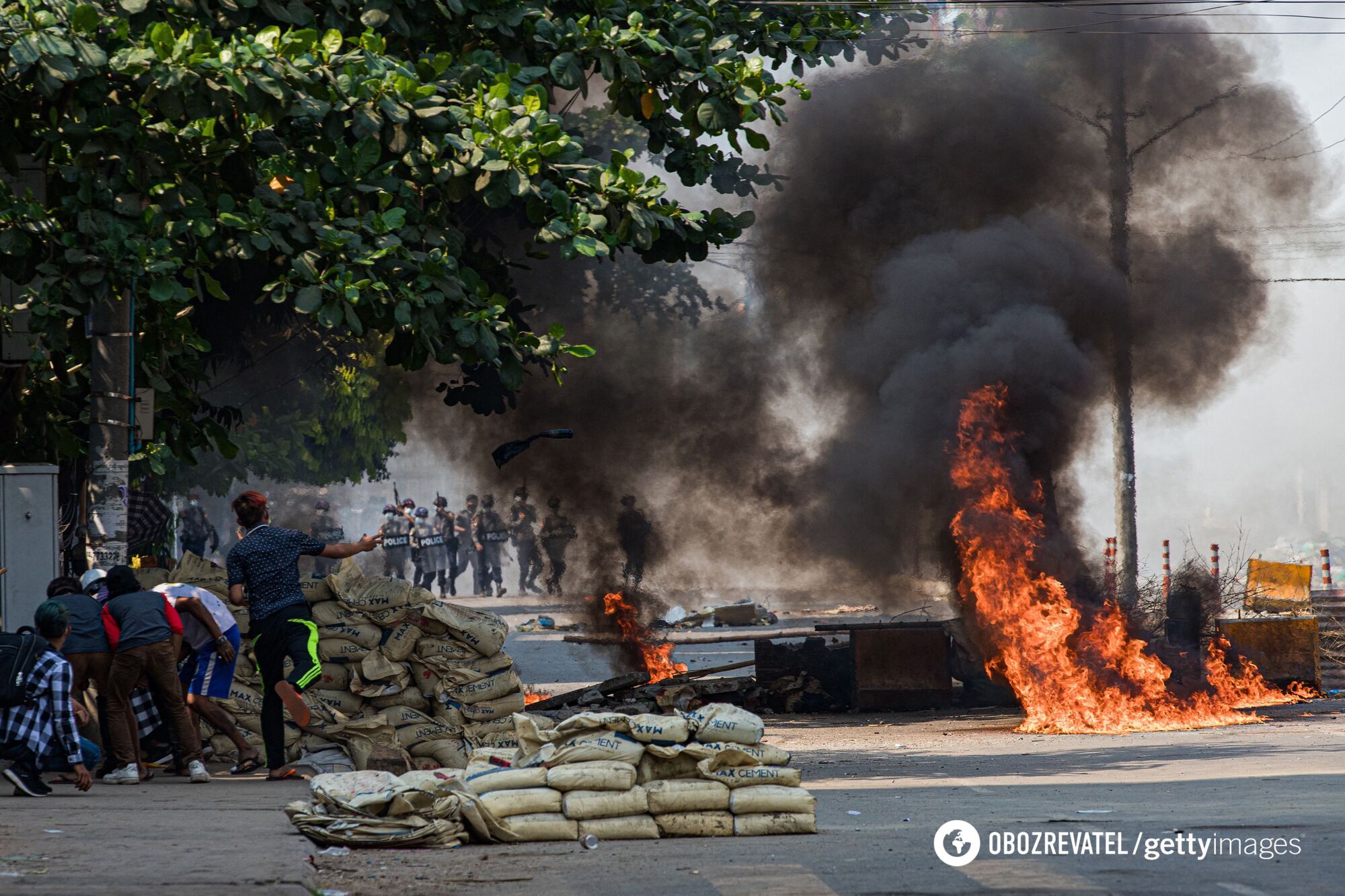 У М'янмі на протестах вбили понад 200 осіб, тисячі затримали. Фото