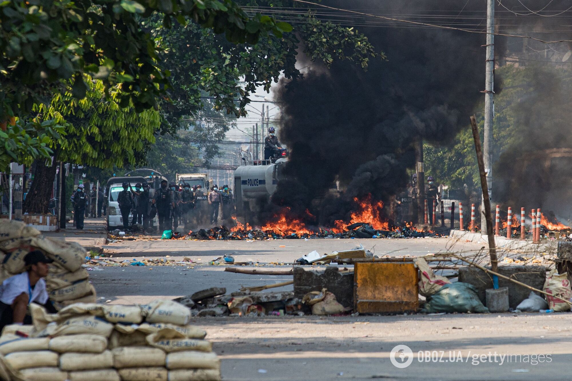 У М'янмі на протестах вбили понад 200 осіб, тисячі затримали. Фото