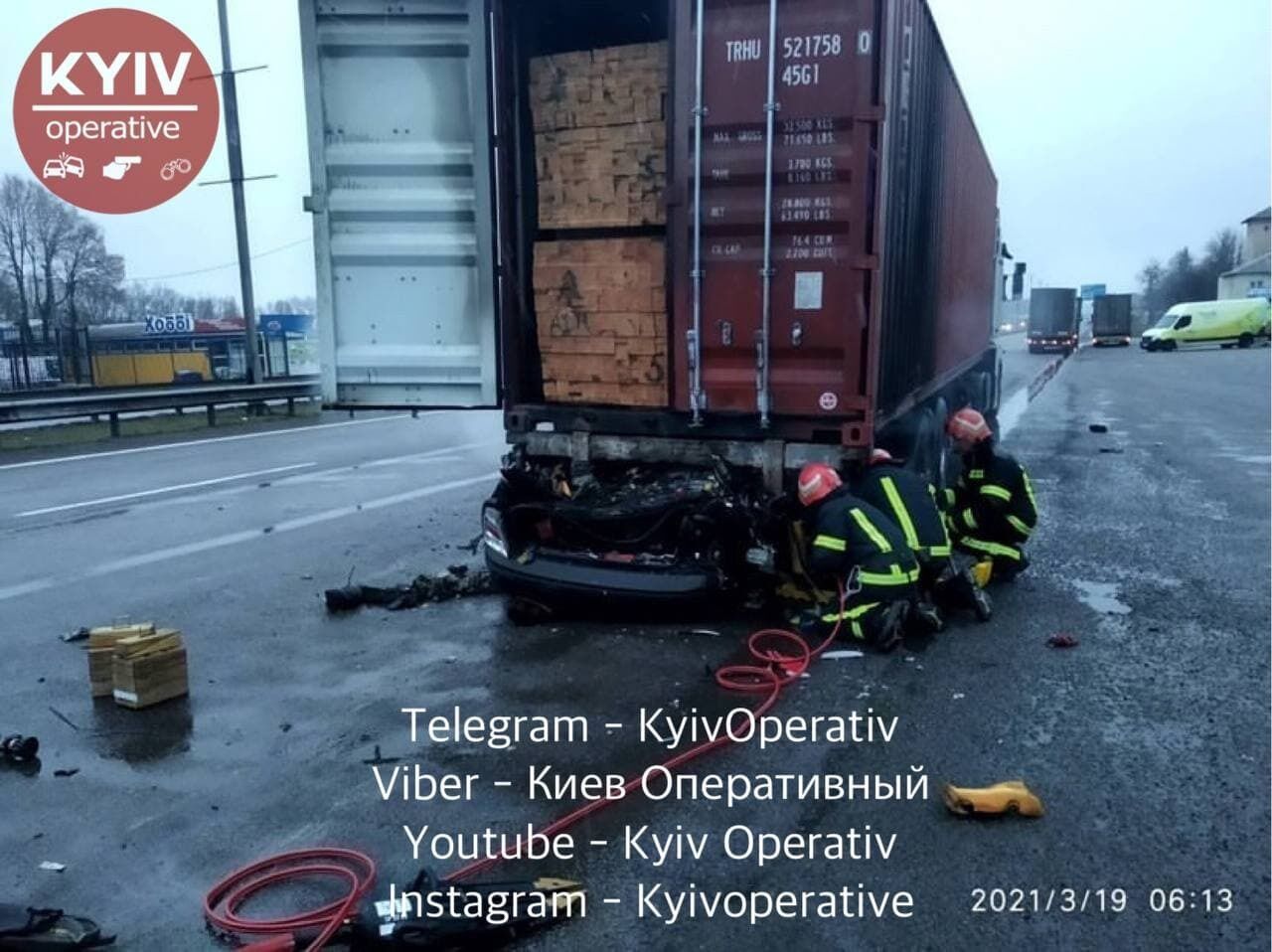Смертельная авария произошла на 203 километре трассы Киев – Одесса