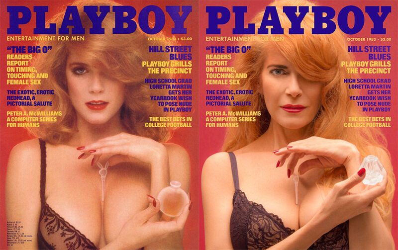 Журнал Playboy повторил обложку 1979 года.