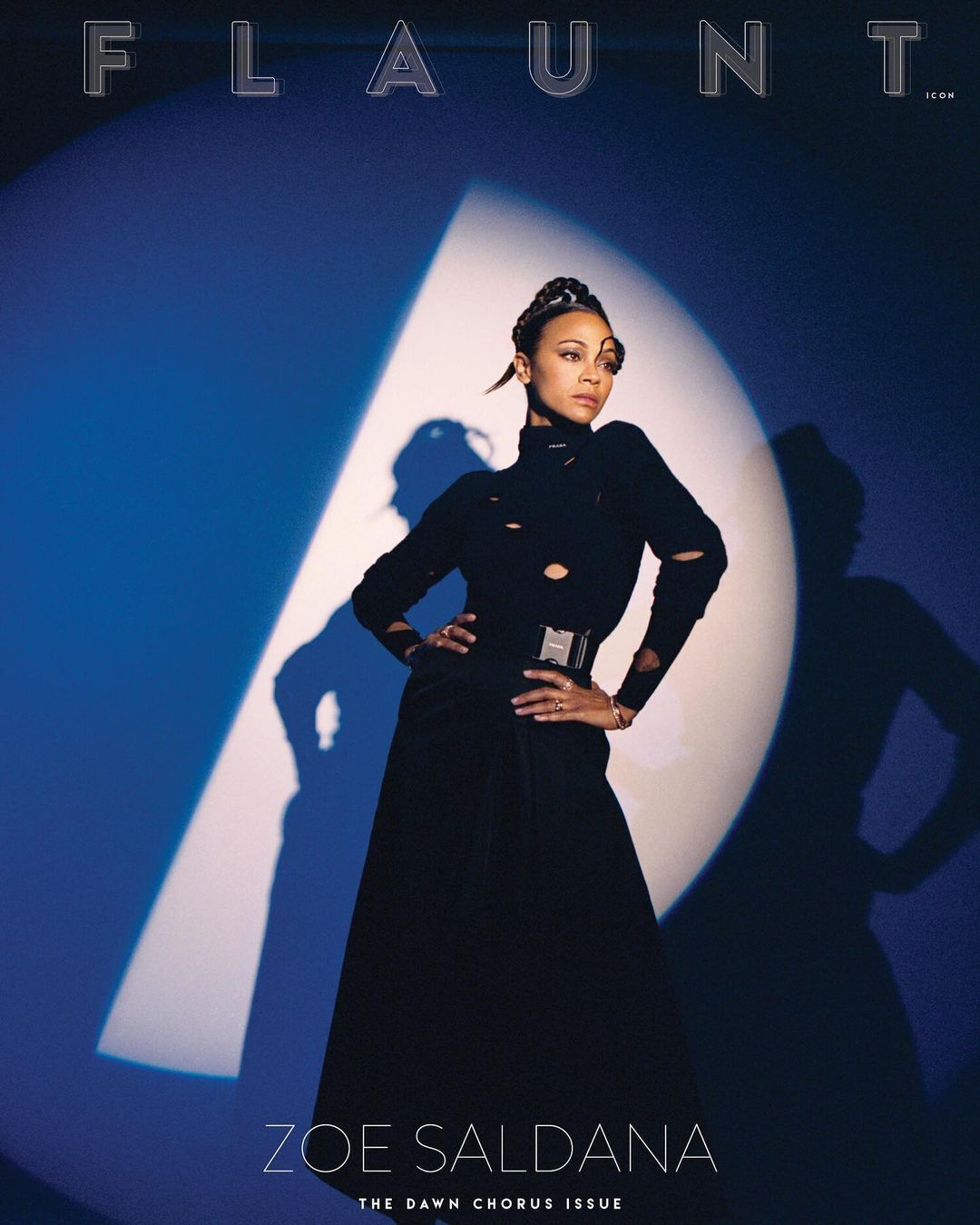 Салдана знялася у фотосесії для американського журналу про моду Flaunt Magazine