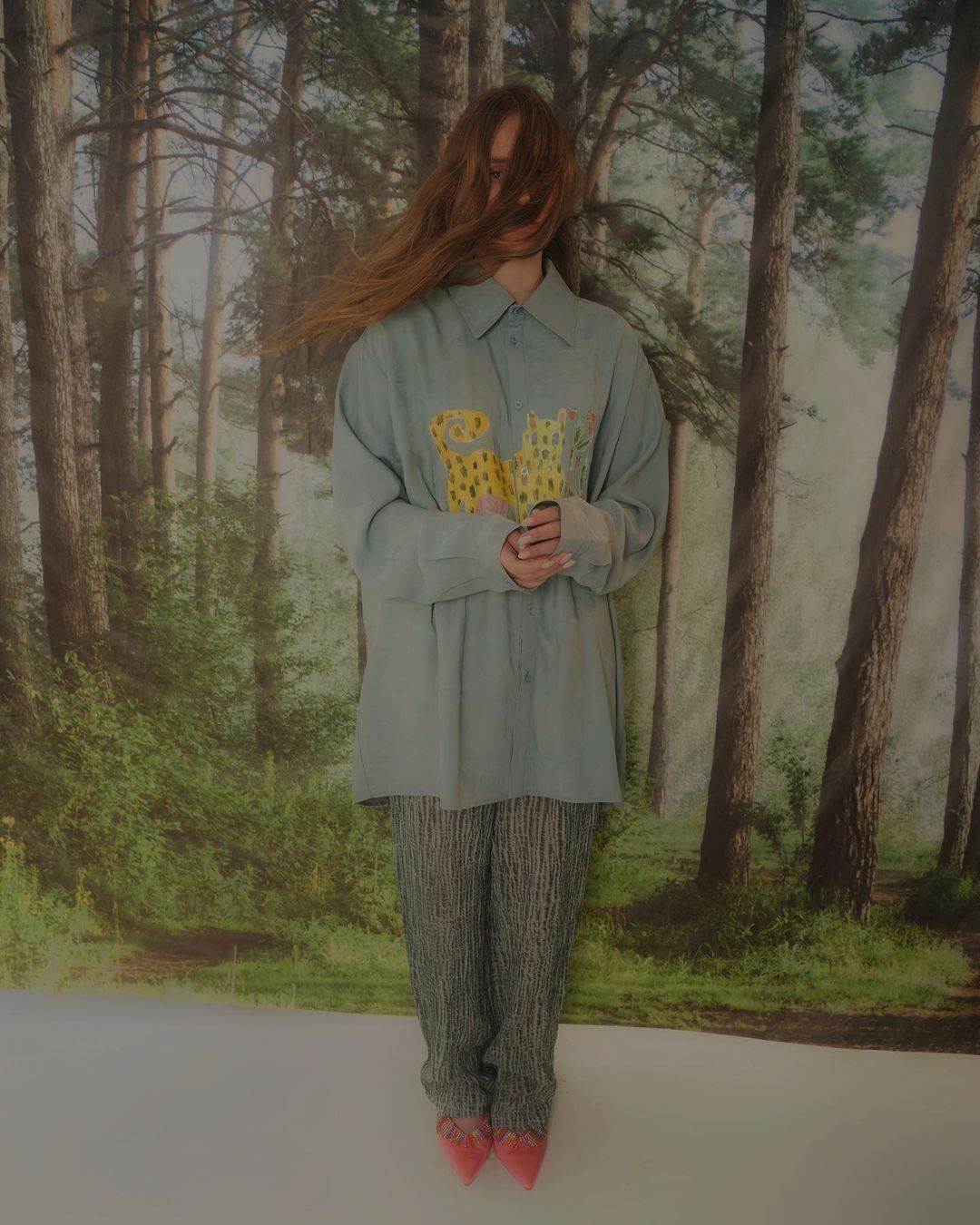 По словам модели, благодаря такой съемке она почувствовала себя ребенком