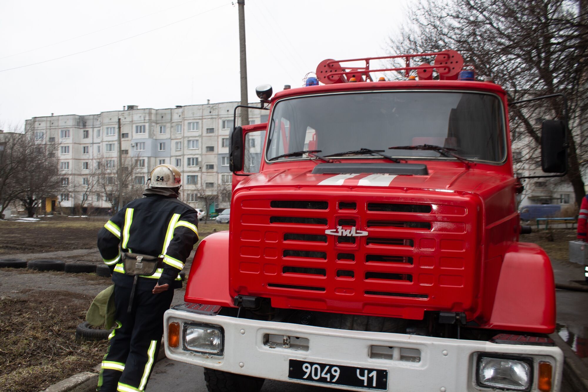 На місці працювали рятувальники.