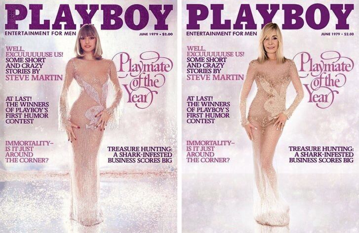 Журнал Playboy вирішив повторити яскраві обкладинки за 1979 — 2017 роки.