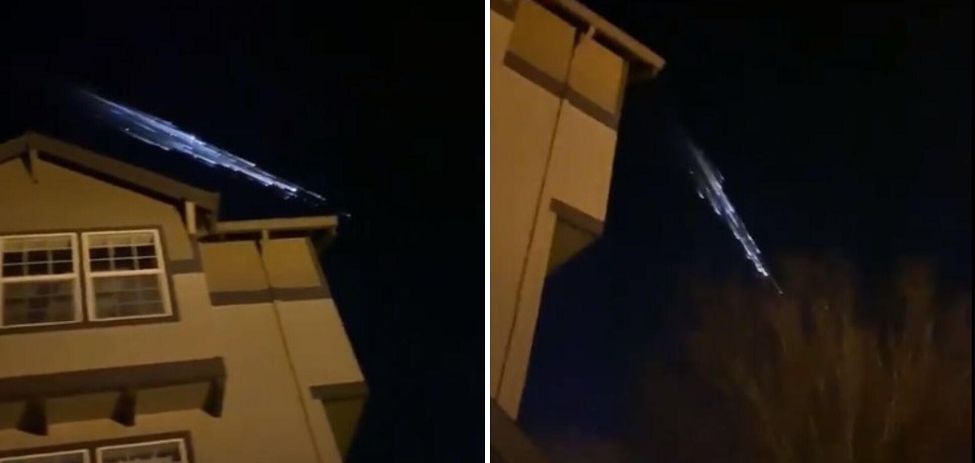 Американці побачили "містичні вогні" у небі: вони виявилися уламками ракети SpaceX. Фото