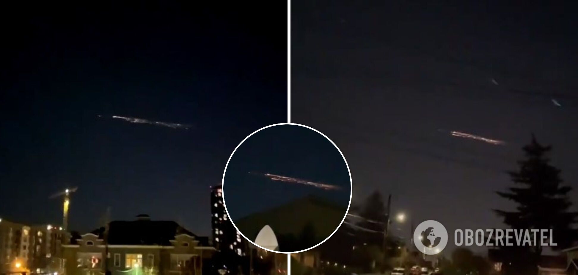 Американцы увидели "мистические огни" в небе: они оказались обломками ракеты SpaceX. Фото