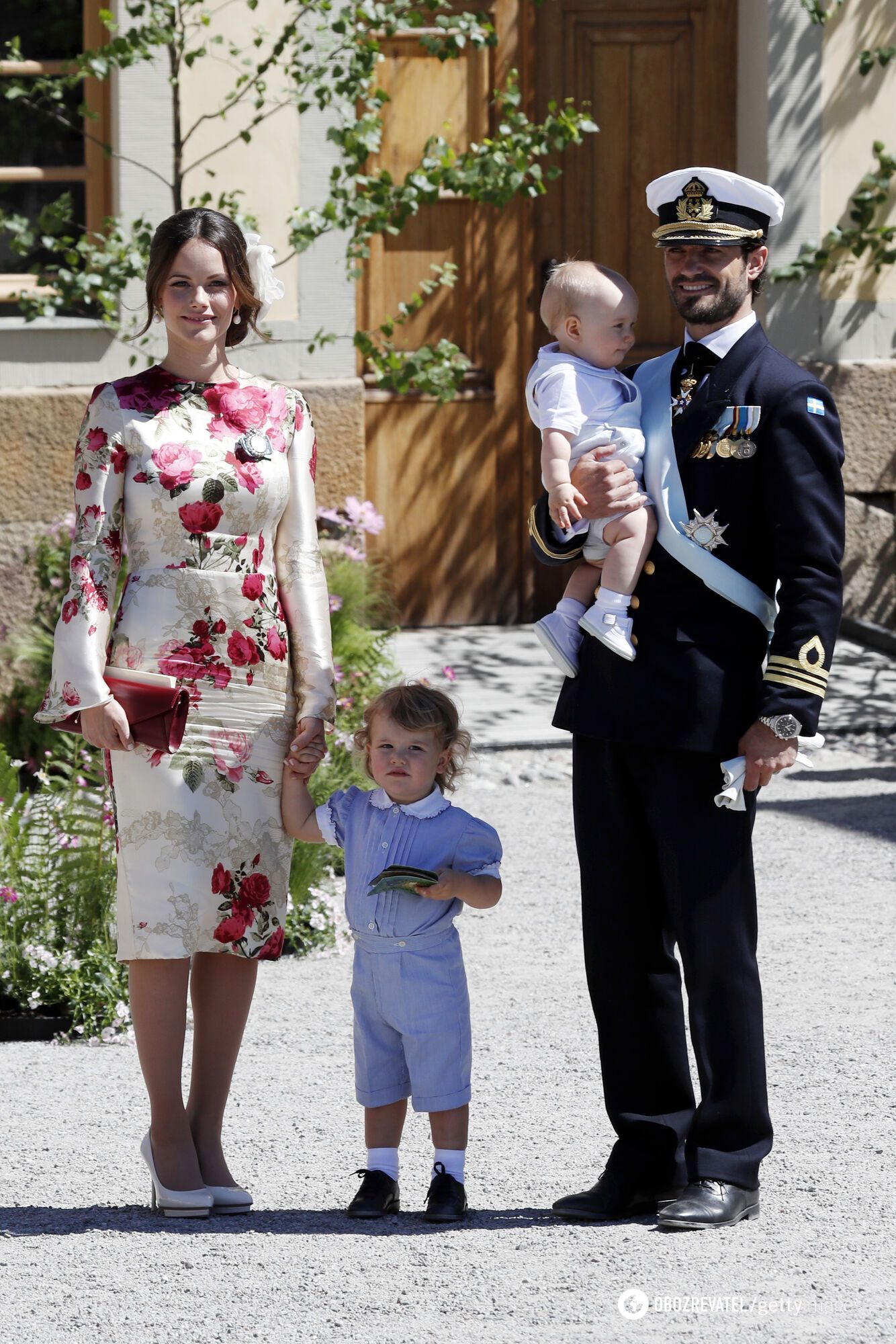 Принц Швеции Карл Филипп и принцесса София с детьми