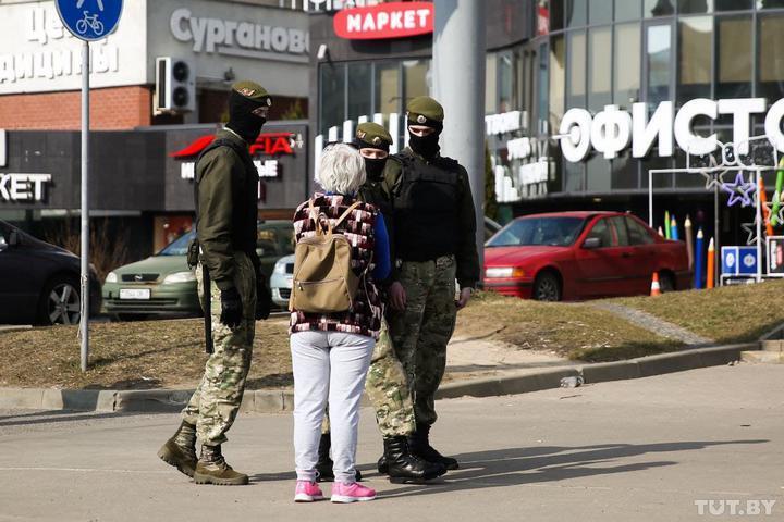 Силовики в Мінську 27 березня.