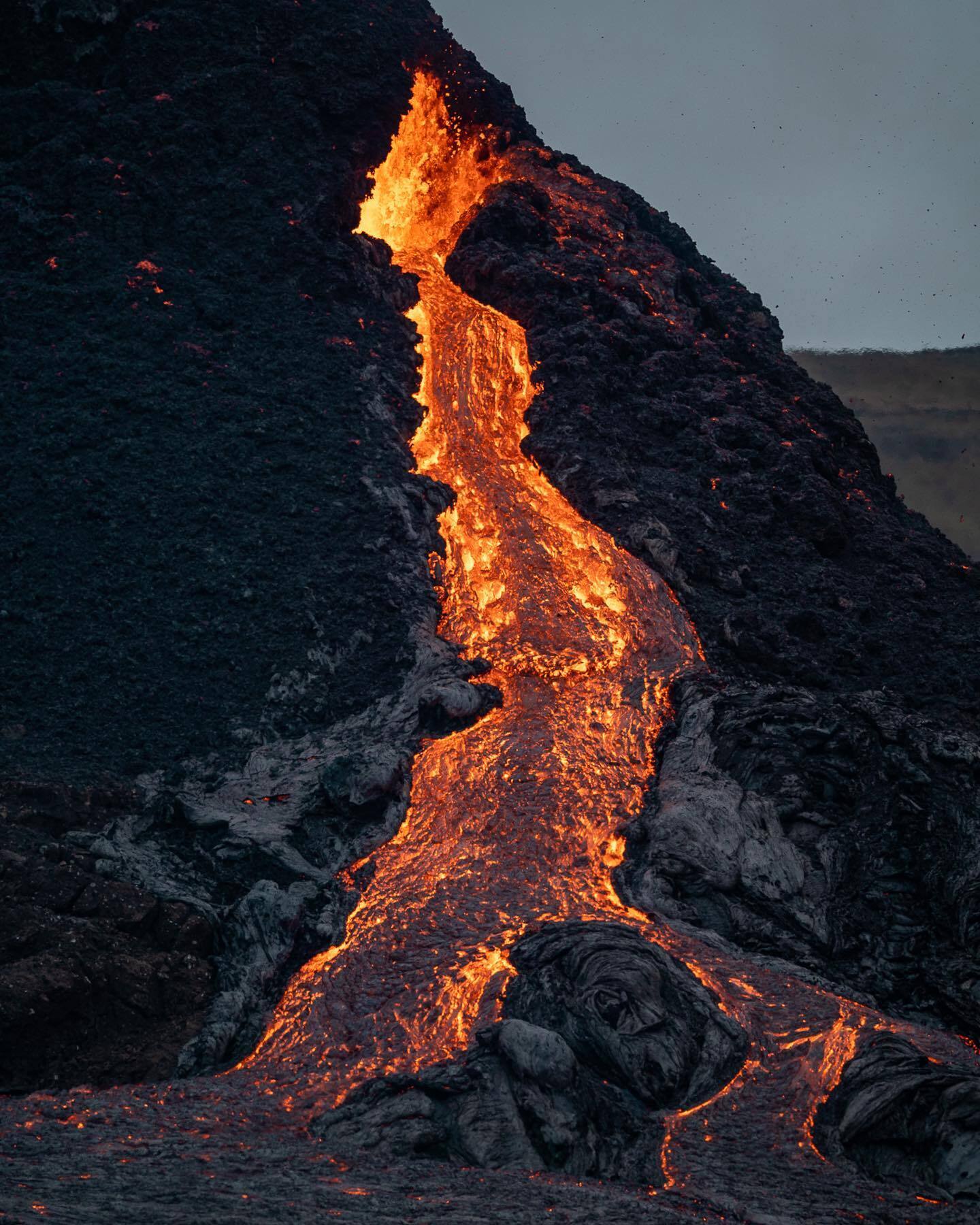 Виверження вулкана Фаґрадальсф'ядль в Ісландії