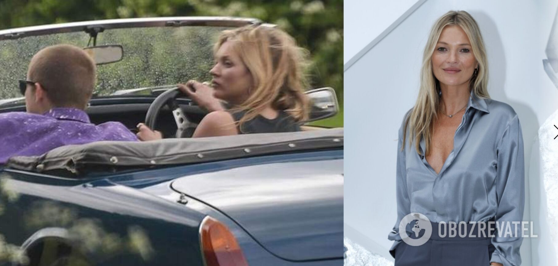 Кейт Мосс їздить на спортивному автомобілі MG Midget