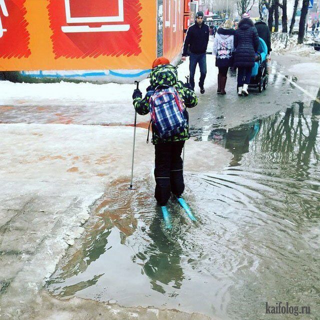 Сніги пройшли, а шкільні заняття ніхто не відміняв