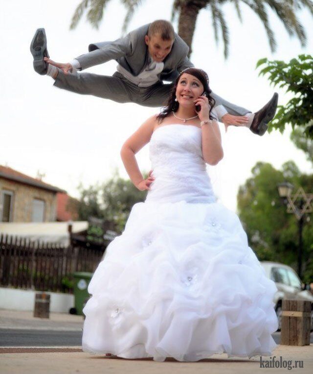 За секунду до: гнучкий наречений ледь не покалічив кохану