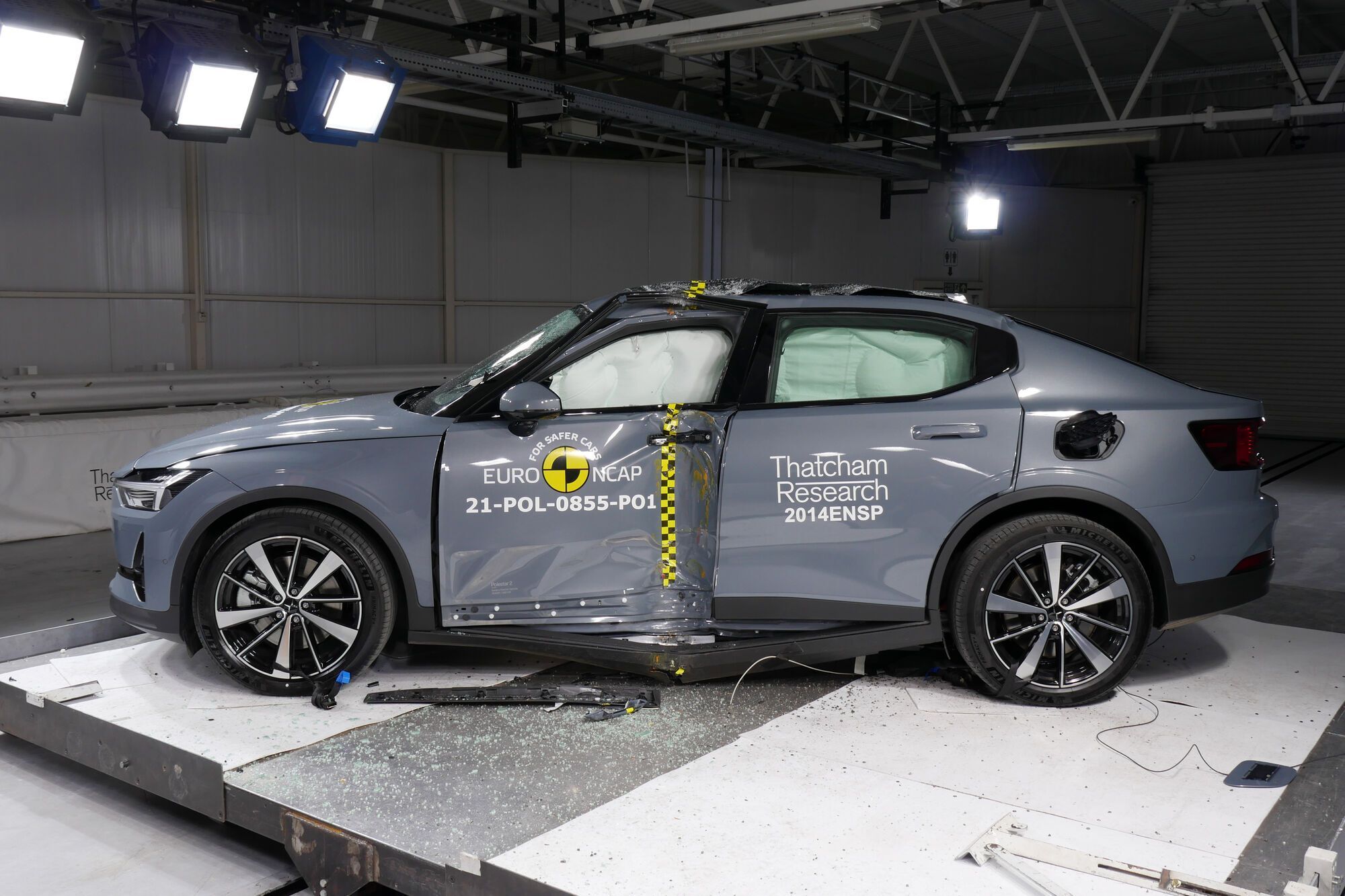 Polestar 2 завоював максимальний п'ятизірковий рейтинг Euro NCAP