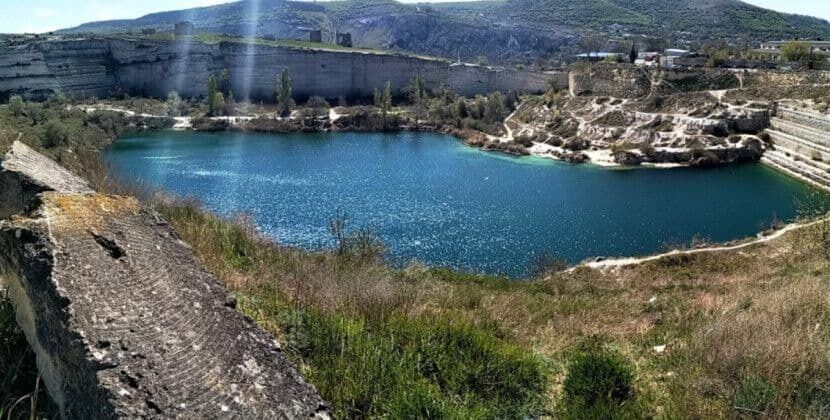 Так Інкерманське водосховище виглядало до засухи