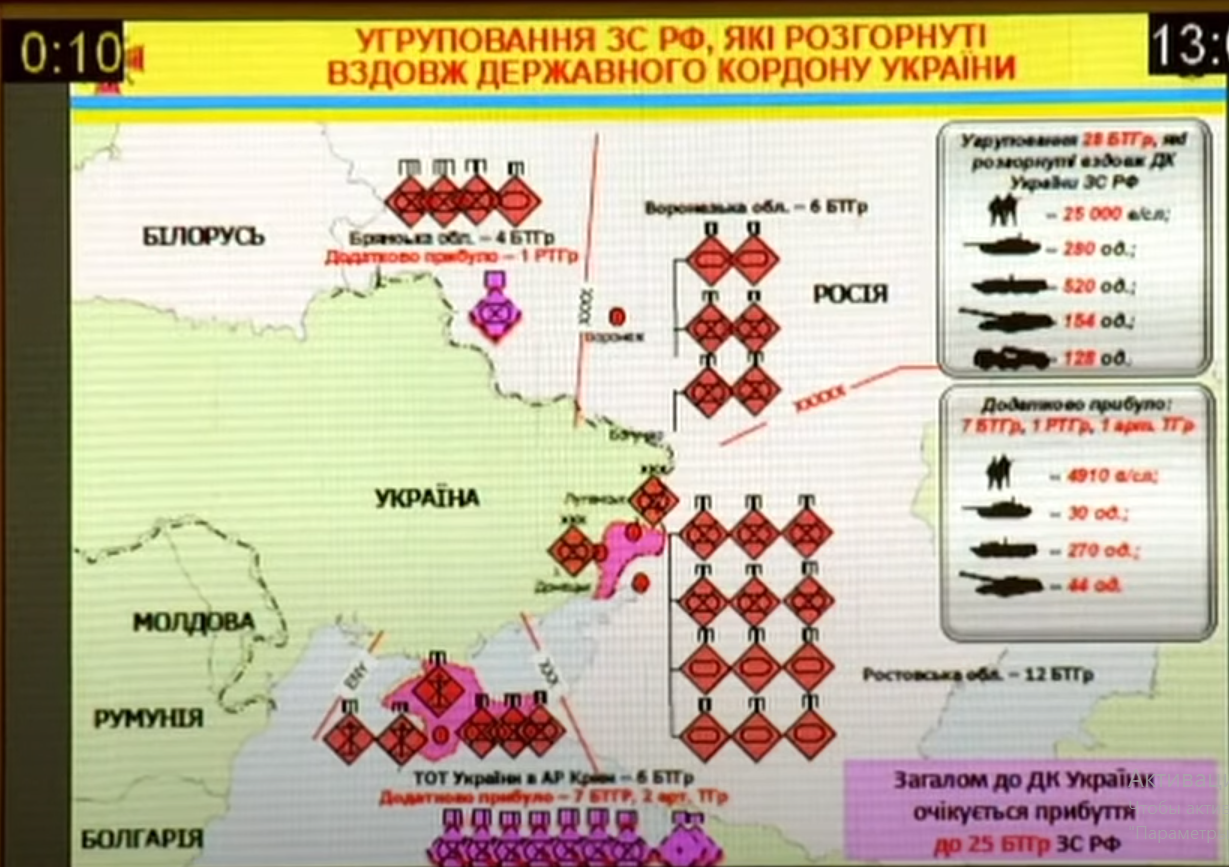 Хомчак: Росія стягнула до кордону України та в Крим додаткові війська