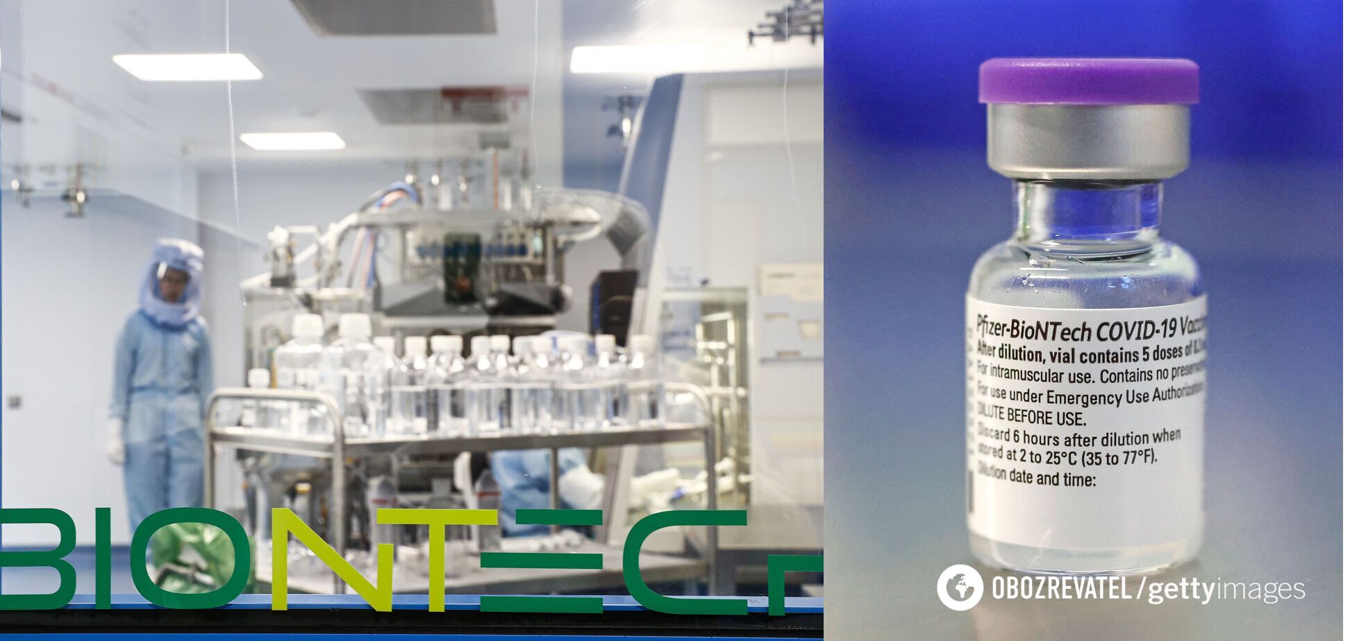 Pfizer&BioNTech розробили ''суху'' версію вакцини проти COVID-19