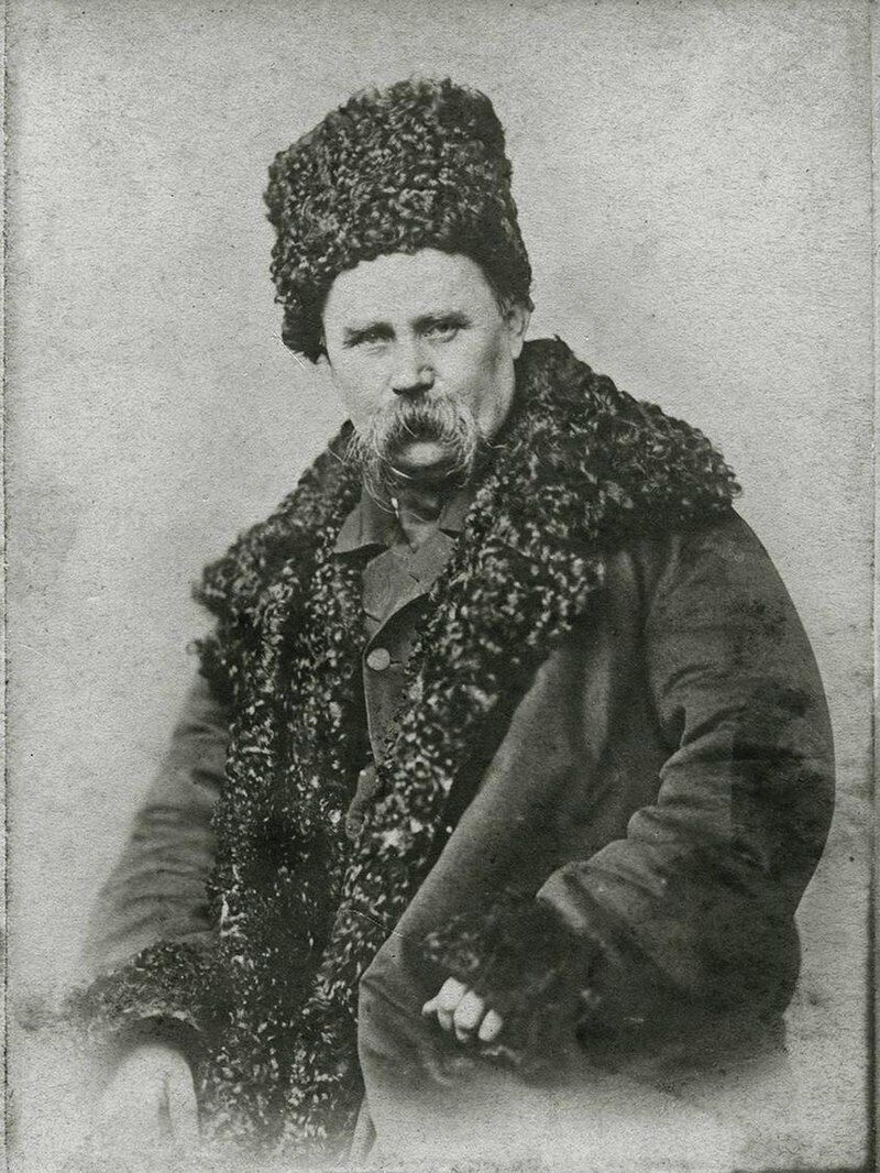 Тарас Григорьевич Шевченко в апреле 1858 года.