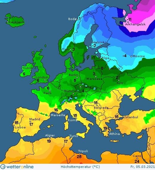 Прогноз погоди в Україні