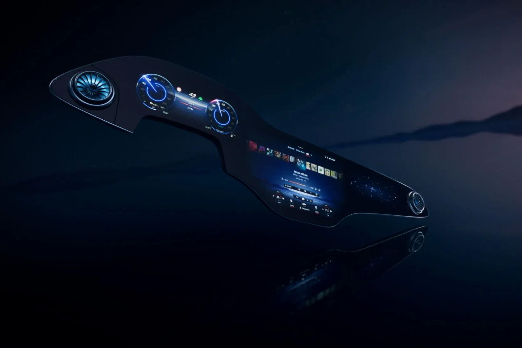 Mercedes-Benz показал тизер нового флагманского электрокара