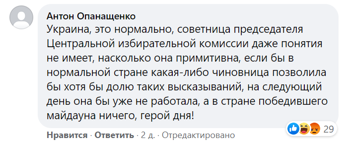 Помічниця голови ЦВК звільнилася після цькування в мережі через пост про вібратор