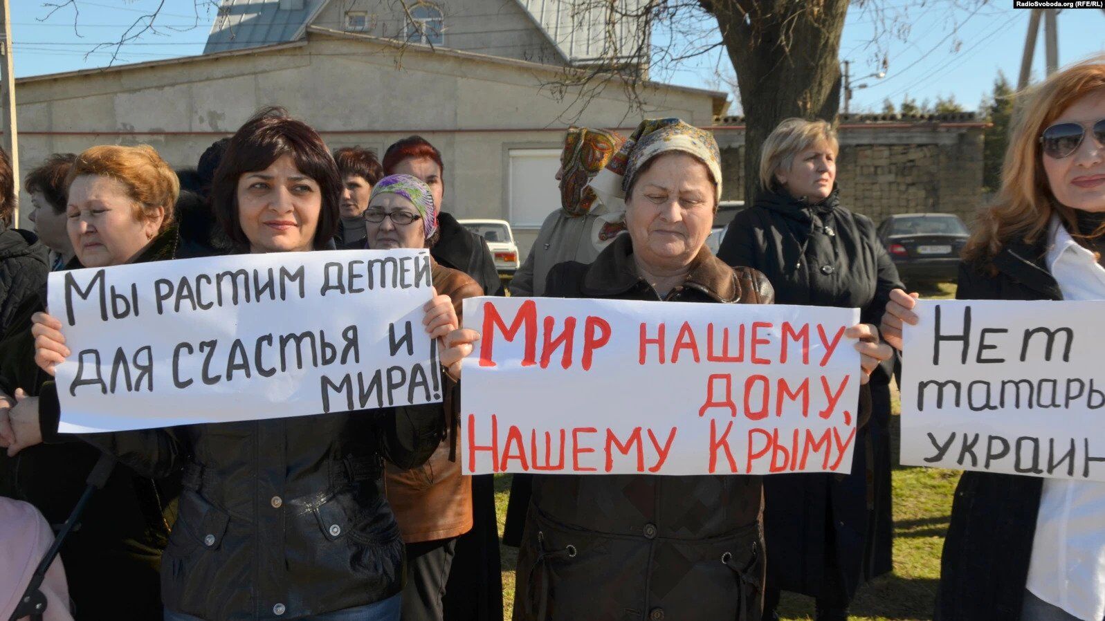 Акции "Женщины Крыма за мир" в 2014 году